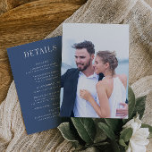 CAPE COD Kustbruiloft Details Kaart