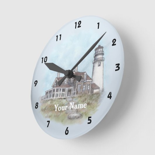 Cape Cod Lighthouse aangepaste klok (Hoek)