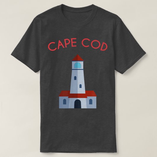 Cape Cod Lighthouse Boston MA New England2 T-shirt (Design voorkant)