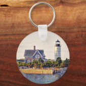 Cape Cod Lighthouse Gift Sleutelhanger (Voorkant)
