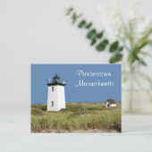 Cape Cod Lighthouse Provincetown MA Post Card Briefkaart (Staand voorkant)