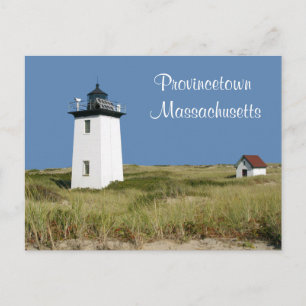 Cape Cod Lighthouse Provincetown MA Post Card Briefkaart