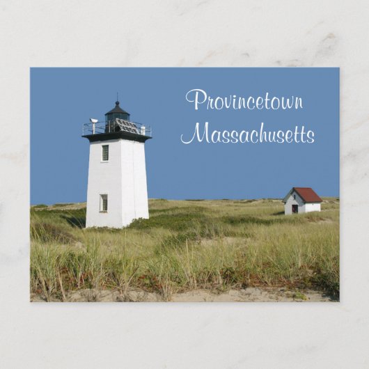 Cape Cod Lighthouse Provincetown MA Post Card Briefkaart (Voorkant)