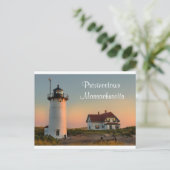 Cape Cod Lighthouse Provincetown MA Post Card Briefkaart (Staand voorkant)