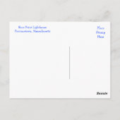 Cape Cod Lighthouse Provincetown MA Post Card Briefkaart (Achterkant)