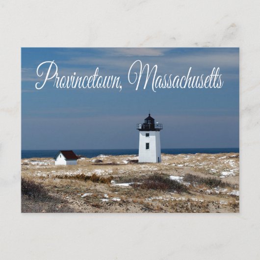 Cape Cod Lighthouse Provincetown MA Post Card Briefkaart (Voorkant)