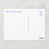 Cape Cod Lighthouse Provincetown MA Post Card Briefkaart (Achterkant)