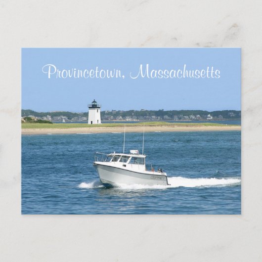 Cape Cod Lighthouse Provincetown MA Post Card Briefkaart (Voorkant)