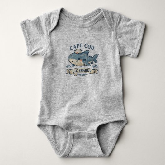 Cape Cod Lil' Sharky Baby T-shirt (Voorkant)