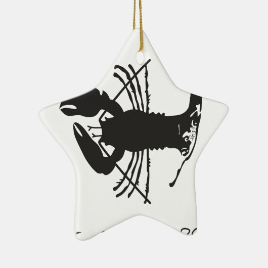 CAPE COD LOBSTER KERAMISCH ORNAMENT (Rechts)