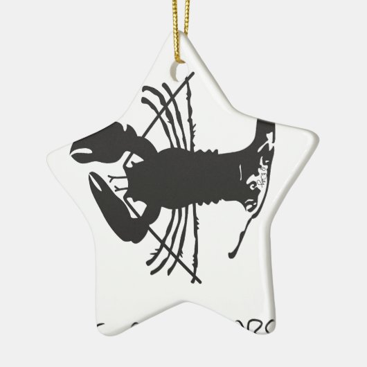 CAPE COD LOBSTER KERAMISCH ORNAMENT (Links)