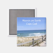 Cape Cod MA Beach Heaven Op Aarde Ridge Magnet (Voorkant / Achterkant)