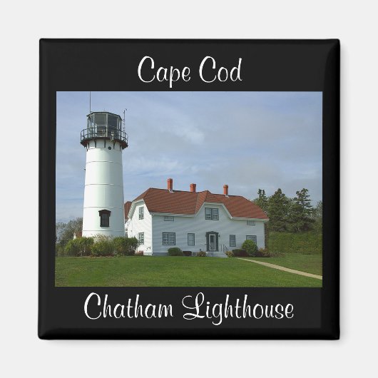 Cape Cod MA Chatham Vuurtoren Koelkast Magnet (Voorkant)