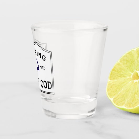 Cape Cod MA invoeren Shot Glas (Rechts)