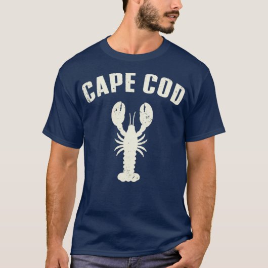 Cape Cod, MA Kreeft T-shirt - Classic Summer Beach (Voorkant)