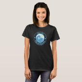 Cape Cod Ma Massachusetts Souvenir Zeevaart Surfer T-shirt (Voorkant volledig)
