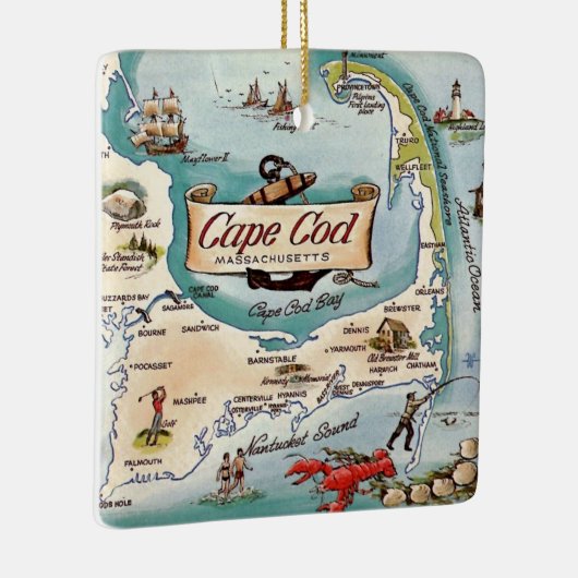 Cape Cod MA Ornament (Rechts)