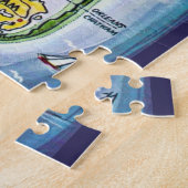 Cape Cod Ma Vintage 11x14 Map Legpuzzel (Zijkant)