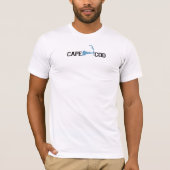 Cape Cod "Map"-ontwerp. T-shirt (Voorkant)