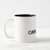 Cape Cod "Map"-ontwerp. Tweekleurige Koffiemok (Links)