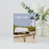 Cape Cod Mass Edgartown Lighthouse Post Card Briefkaart (Staand voorkant)