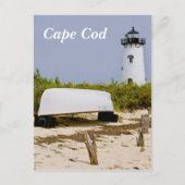 Cape Cod Mass Edgartown Lighthouse Post Card Briefkaart (Voorkant)