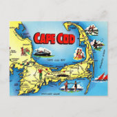 Cape Cod Massachusetts Ansichtkaart Briefkaart (Voorkant)