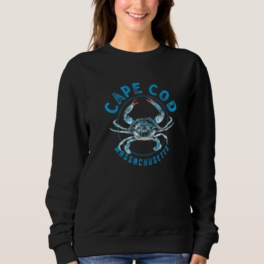 Cape Cod Massachusetts Blue Crab Trui (Voorkant)
