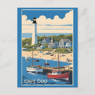 Cape Cod Massachusetts Briefkaart