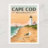 Cape Cod Massachusetts Briefkaart (Voorkant)