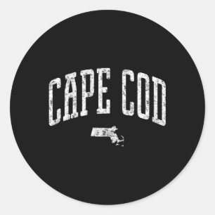 Cape Cod Massachusetts City Ronde Sticker