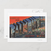 Cape Cod, Massachusetts (Falmouth) Briefkaart (Voorkant / Achterkant)