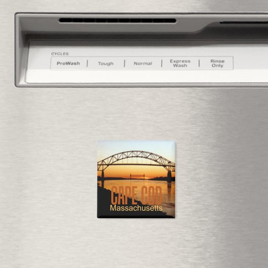 Cape Cod Massachusetts foto souvenirmagneten Magneet (Insitu (Vaatwasser))