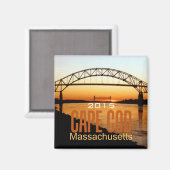 Cape Cod Massachusetts foto souvenirmagneten Magneet (Voorkant / Achterkant)