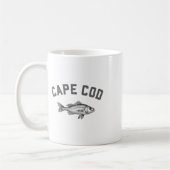 Cape Cod Massachusetts Gestreepte Zeebaars Koffiemok (Links)