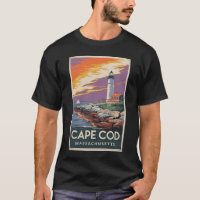 Cape Cod Massachusetts Illustratie Reiskunst
