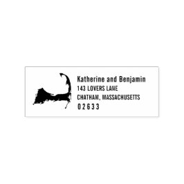 CAPE COD Massachusetts Kaart Bruiloft Rubberstempel