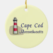 Cape Cod Massachusetts Keramisch Ornament (Achterkant)