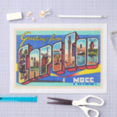 Cape Cod Massachusetts MA Large Letter Postcard Tissuepapier (Craft)
