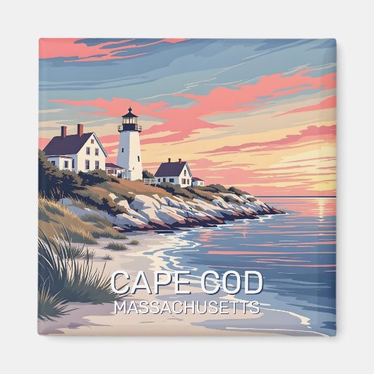 Cape Cod Massachusetts Magneet (Voorkant)