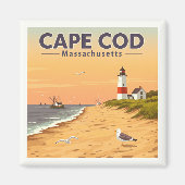  Cape Cod Massachusetts Magneet (Voorkant)