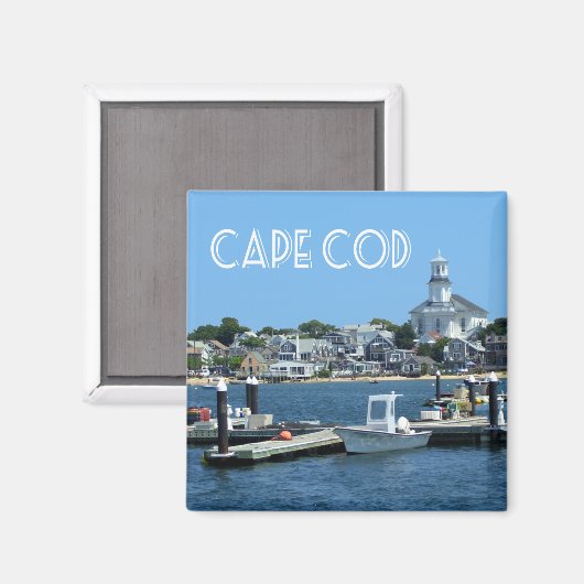 Cape Cod, Massachusetts Magneet (Voorkant / Achterkant)