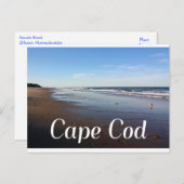Cape Cod, Massachusetts Nauset Beach Briefkaart (Voorkant / Achterkant)