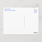 Cape Cod, Massachusetts Nauset Beach Briefkaart (Achterkant)