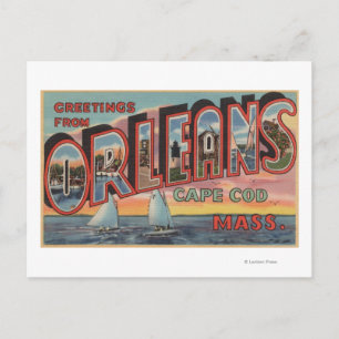 Cape Cod, Massachusetts (Orleans) Briefkaart