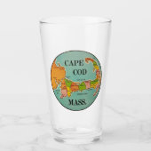 Cape Cod, Massachusetts - Pint Glass Glas (Voorkant)