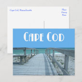 Cape Cod, Massachusetts Post Card Briefkaart (Voorkant / Achterkant)