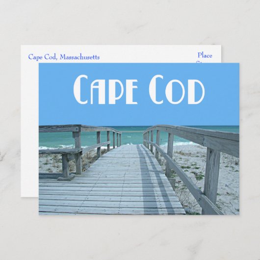 Cape Cod, Massachusetts Post Card Briefkaart (Voorkant / Achterkant)