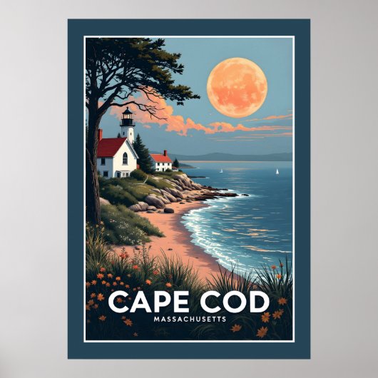 Cape Cod Massachusetts Poster (Voorkant)