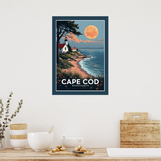 Cape Cod Massachusetts Poster (Keuken)